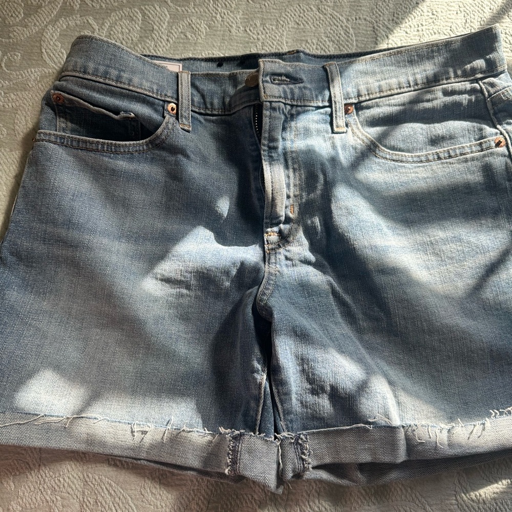 GAP Mid Rise Denim Shorts